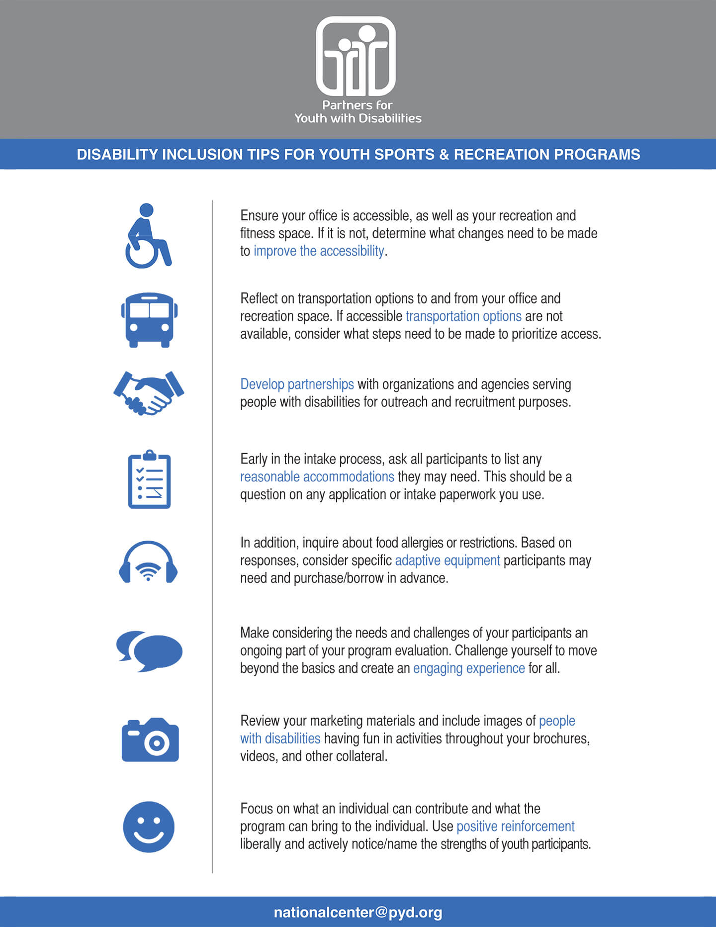 Disability Inclusion Tips for Youth Sports & Recreation Programs
